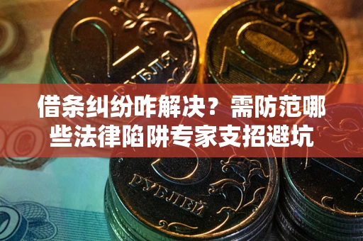 济南借条纠纷咋解决？需防范哪些法律陷阱专家支招避坑