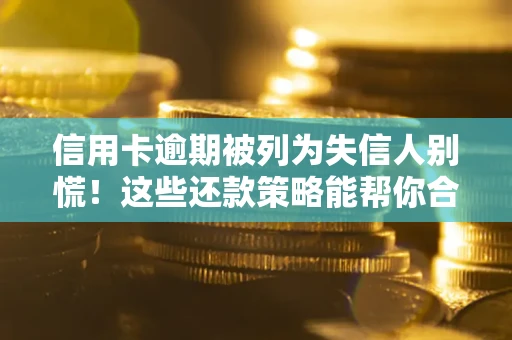 济南信用卡逾期被列为失信人别慌！这些还款策略能帮你合法止损